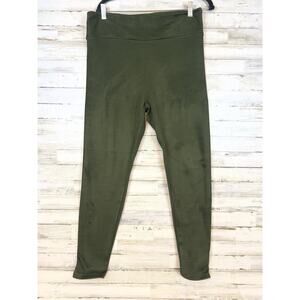 Fig & Blu Women Green Leggings Size XLarge Soft